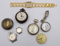 Auktion 370 / Los 2031 <br>Konvolut div. Uhren, alle defekt, Gr&ouml;&szlig;te D-5,5cm