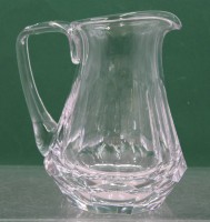 Auktion 370 / Los 10020 <br>schwerer Kristall-Wasserkrug, ca. H-18,5cm