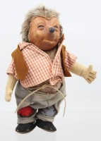Auktion 370<br>Mecki-Figur, Steiff, &auml;lter, bespielte Erhaltung, H-26cm