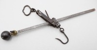 Auktion 370<br>antike Balkenwaage, ca. L-56,5cm