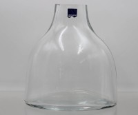 Auktion 370 / Los 10035 <br>gr. Vase, Leonard, farbloses Glas, ca. H-19cm
