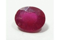Auktion 370<br>Behandelter Rubin im Ovalschliff, 3,66 ct., 1,2 x 0,8 x 0,5 cm