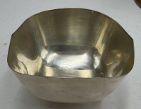 Auktion 370 / Los 11038 <br>kl. Silberschale-925-, deutsch, 68 gr., H-4 cm, 7,5x7,5 cm