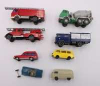 Auktion 370<br>8x div. Wiking-Modelle, bespielte Erhatungen