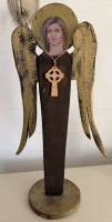 Auktion 370<br>gr. Holzengel, H-75 cm