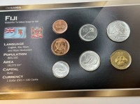 Auktion 370<br>Kursm&uuml;nzensatz Fiji, mit Zertifikat?, limitiert