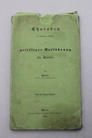 Auktion 370<br>Spielheft aus dem Jahr 1848, Charaden in lebenden Bildern geselliger Auff&uuml;hrung f&uuml;r Kinder, Altersspuren