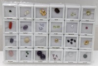 Auktion 370<br>Konvolut div. Edelsteine, ca. 70 St&uuml;ck, Citrine, Saphire, Granat etc.