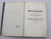 Auktion 370 / Los 3039 <br>Madame Neander im Kreise ihrer Sch&uuml;lerinnen - Eine Sammlung von M&auml;rchen, moralischen Erz&auml;hlungen und Unterhaltungen f&uuml;r die Jugend beiderlei Geschlechte, 19. Jhd.