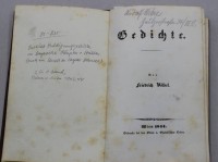 Auktion 370<br>Gedichte von Friedrich V&ouml;lkel, 1844