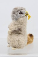 Auktion 370<br>Steiff  Piff Murmeltier, Knopf &amp; Fahne, Nr. 2205/12