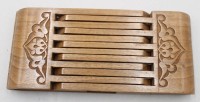 Auktion 370<br>traditioneller usbekischer Buchst&auml;nder, bekannt als Lauh oder Lavkh, ca. 26 x 11,5cm