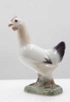Auktion 370<br>Bing &amp; Gr&ouml;ndahl, Henne, aufrecht stehend, Modellnr. 2193,  ca. H-11cm