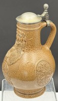Auktion 370 / Los 9069 <br>Bartmannskrug der Wick&uuml;ler Brauerei, 1983, limit. Nr. 180/1100, H-22 cm