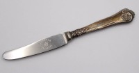 Auktion 370<br>kl. Obstmesser, Silbergriff, D&auml;nemark , L-11,5cm