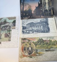Auktion 370<br>10x Harburg Postkarten ab 1900, grossteils Hotels, Restaurants etc. und gelaufen