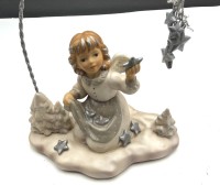 Auktion 370<br>Jahresengel 2000 von Goebel, limitiert, H-21 cm, B17 cm