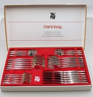 Auktion 370<br>komplettes Besteck f&uuml;r 6 Personen, WMF, 90er Auflage, Messer L-21,5cm
