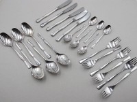 Auktion 370<br>Besteck f&uuml;r 6 Personen, Wilkens, Sommernachtstraum, 90er Auflage, ein Messer fehlt