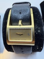 Auktion 370<br>Quartz DAU "Calvin Klein" wohl ungetragen aus Sammler-Box, schwarzes Band