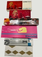 Auktion 370<br>6x vintage Besteckteile, alle in orig. Kartons, 70/80-er Jahre, versilbert