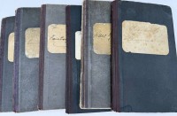 Auktion 370<br>6x Seefahrtsb&uuml;cher, ab ca. 1918-1940