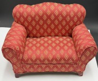 Auktion 370 / Los 12090 <br>Puppensofa,  guter Zustand, H-25 cm, B-36 cm