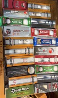Auktion 370<br>20 Pakete Golfb&auml;lle, div.Hersteller, je 3 St&uuml;ck a Paket, sowie etwas Zubeh&ouml;r