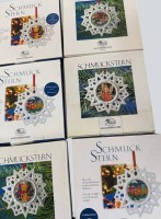 Auktion 370<br>6x Hutschenreuther Weihnachtssterne in OVP