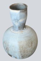 Auktion 370<br>hohe Kunstkeramik-Vase, B&uuml;cking-B&ouml;rnsen, gemarkt, H-26 cm, D-ca. 18 cm