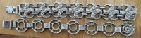 Auktion 371<br>2x massive, versilberte Armb&auml;nder