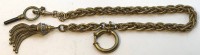 Auktion 371 / Los 1013 <br>Double Uhrenkette mit Schl&uuml;ssel "AMCharm", L-ca. 30 cm