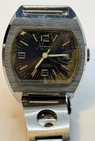 Auktion 371 / Los 2009 <br>mechan. HAU "Selecta de Luxe" 17 Jewels, Werk l&auml;uft, ziffernblatt reinigungsbed&uuml;rftig