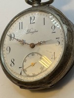 Auktion 371<br>mechan. HTU "Diogene" Swiss-Geneve, Silbergeh&auml;use-800-, Werk steht, D-5 cm