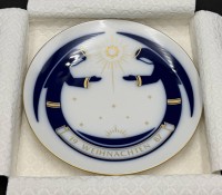 Auktion 371<br>Weihnachtsteller KPM Berlin  1987 , neu in OVP, D-19,5 cm, limitierte Auflage