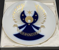 Auktion 371<br>Weihnachtsteller KPM Berlin  1972 , in OVP, D-19,5 cm, limitierte Auflage