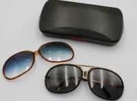 Auktion 371<br>Porsche Sonnenbrille mit Aufsatz in Etui
