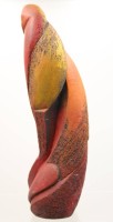 Auktion 371 / Los 15049 <br>Anne-Gret Winkler (1944 - 2018) , moderne Skulptur, braunes Steinzeug, ca. H-45,5cm