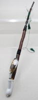 Auktion 371<br>lange jagdl. Porzellankopfpfeife, ca. L-80cm