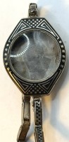 Auktion 371<br>Jugendstil-Silbergeh&auml;use einer DAU, S-800-, Niello Technik, 10,28 gr