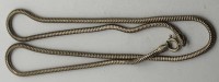 Auktion 371<br>Schlangenhalskette Silber-925- "FBM", L-42 cm, 10 gr