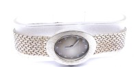 Auktion 371 / Los 2051 <br>DAU in Silber der Marke Ermaten , Handaufzug , 0,800 Punziert , Werk steht , L.18 cm , 36,99g