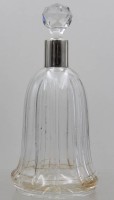 Auktion 371 / Los 10042 <br>Karaffe mit 800er Silberhals, &auml;lter, am Boden Ablagerungen, ca. H-27cm