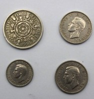 Auktion 371<br>4x britische Kleinm&uuml;nzen, 40/50er Jahre
