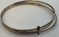 Auktion 371<br>3-fach Silber-925- Armreifen, zus. 10,85 gr.