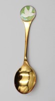 Auktion 371 / Los 11052 <br>Jahresl&ouml;ffel, Robbe &amp; Berking, 1981, 925er Silber, 58,3gr., L-17,3cm