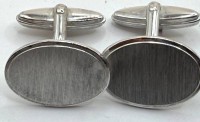 Auktion 371<br>Paar Silber-925- Manchettenkn&ouml;pfe, 6,52 gr