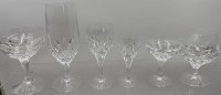 Auktion 371<br>34 tg. Gl&auml;sersatz "Peill" mit Schliff, jedes Glas gemarkt mit Firmenzeichen