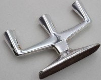 Auktion 371<br>3flammiger Leuchter, 835er Silber, Wilkens, gef&uuml;llter Stand, zus. ca. 480gr. , H-13,5cm B-22,5cm