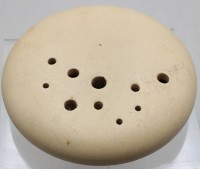 Auktion 371 / Los 9052 <br>Steckvase, Restetikett, ca. H-4,5cm D-15cm